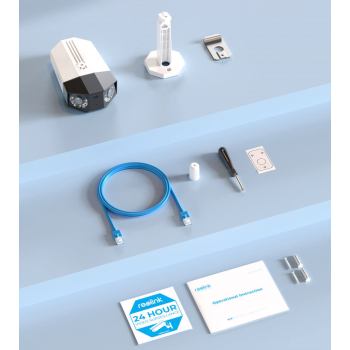 Kamera IP Reolink DUO Akumulatorowa bezprzewodowa z podwójnym obiektywem WiFi