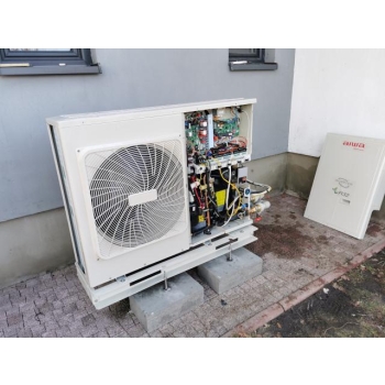 Pompa ciepła Split zewnętrza + wewnętrzna AIWA-HPS8/10VIN + AIWA-HPS10VOUT 10kW - 1 fazowa