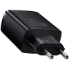 ŁADOWARKA SIECIOWA Baseus Compact Quick Charger CCXJ-E01 30W 2x USB-A 1x USB-C PD 3.0 QC 3.0 CZARNA