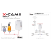 SWITCH POE CAMSAT X-CAM II Switch PoE+ 4F TX13 (230V, TX1310, RX1550)