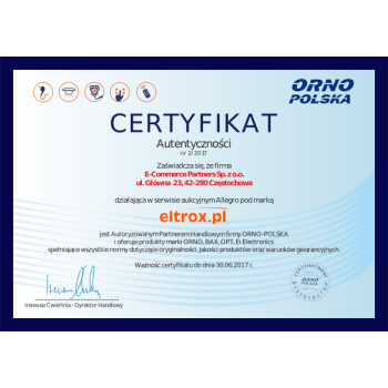 Zmierzchowy czujnik oświetlenia ORNO OR-CR-209