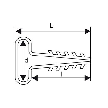 UCHWYT WBIJANY DO MOCOWANIA PRZEWODÓW PŁASKICH UWP-2 (100szt.)