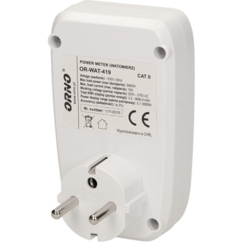 Watomierz z wyświetlaczem LCD OR-WAT-419 ORNO