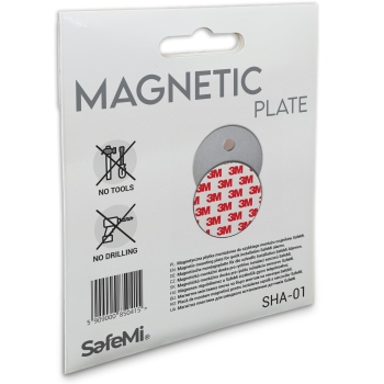 Płytki magnetyczne montażowe do czujników czadu, dymu