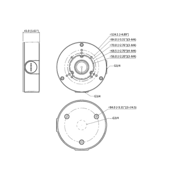 ADAPTER DAHUA PFA130-E-BLACK