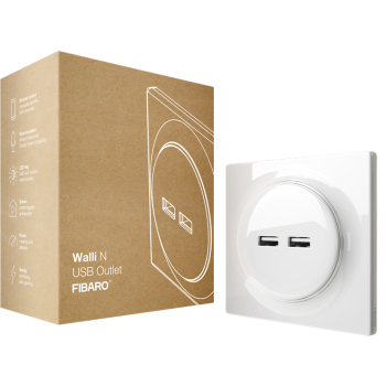 FIBARO WALLI N USB Outlet | FGWU-021
