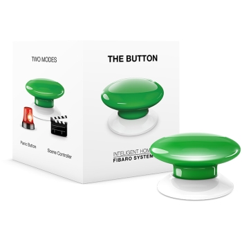 FIBARO The Button | FGPB-101-5 ZW5 | Zielony