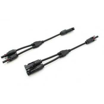 KONEKTOR RÓWNOLEGŁY MĘSKI + ŻEŃSKI MC4 Y 2->1