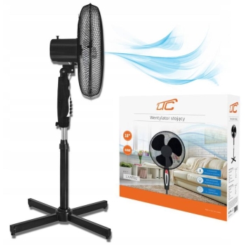 Wentylator stojący LTC WT02 40W 16 czarny LXWT02