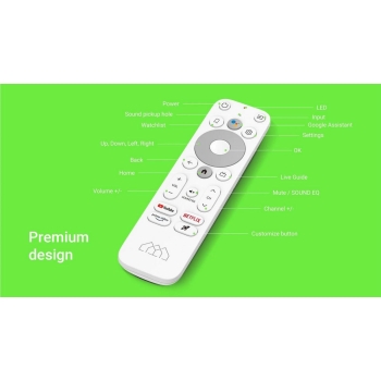 Android SMART TV Homatics Dongle G 4K Android 11 z certyfikatami