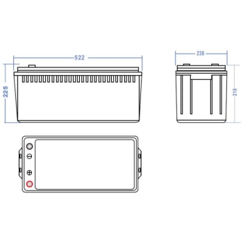 AKUMULATOR AGM Green Cell VRLA 12V 200Ah