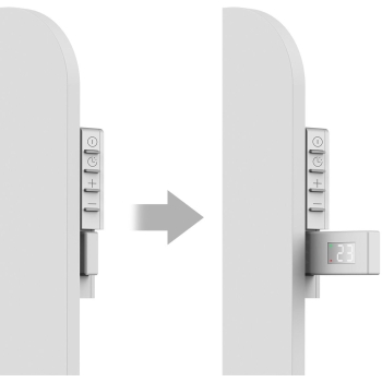GRZEJNIK PODCZERWIEŃ IR METALOWY PILOT 450W  WIFI CR-500