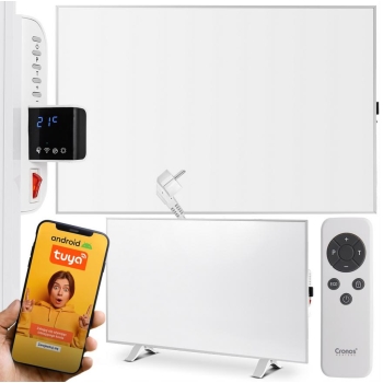 Panel grzewczy IR CRONOS Synthelith PRO CRP-980TWP WHITE TUYA