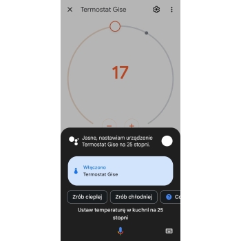 GISE Głowica termostatyczna Tuya Zigbee GTV-ZB