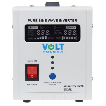PRZETWORNICA VOLT POLSKA SINUSPRO-500E 12V 300/500W