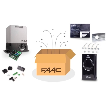 Zestaw Delta 2 - FAAC 740 do 500kg bram przesuwnych
