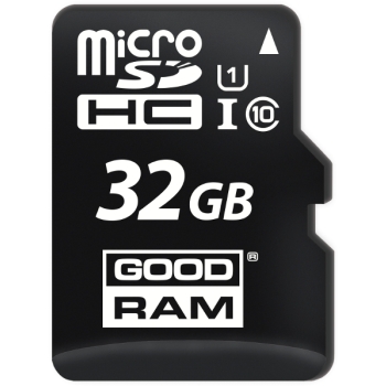 KARTA PAMIĘCI microSD GOODRAM UHS1 CL10 32GB + ADAPTER 100MB