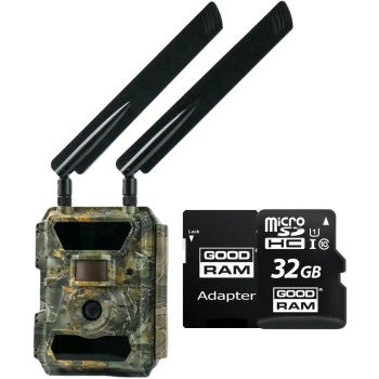 Kamera Leśna FOTOPUŁAPKA GPS 4.0CG + KARTA PAMIĘCI microSD GOODRAM CL10 32GB