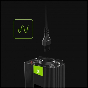 PRZETWORNICA NAPIĘCIA INWERTER Green Cell 24V -> 230V 150W/300W CZYSTA SINUSOIDA INV30