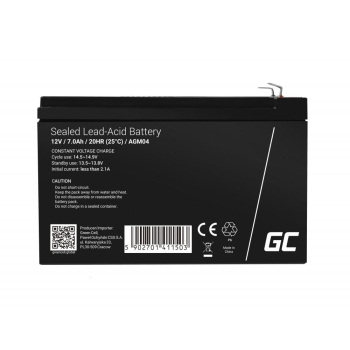 AKUMULATOR AGM Green Cell VRLA 12V 7Ah