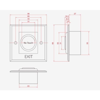 Czujnik zbliżeniowy SCOT BT-5B/IR