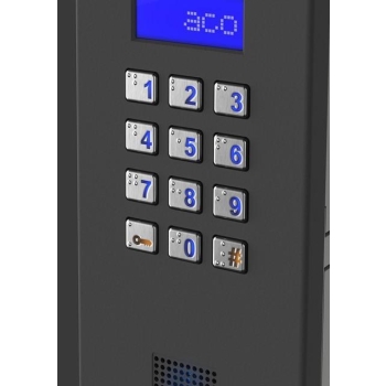 ACO CDNP7ACC ST CENTRALA DOMOFONOWA grzałka LCD. RFID MASTER