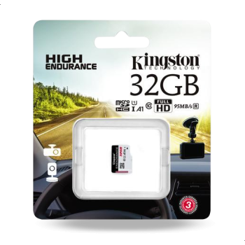Karta pamięci Kingston High-Endurance microSD 32GB UHS-I U1 24/7 (rejestratory i monitoring)