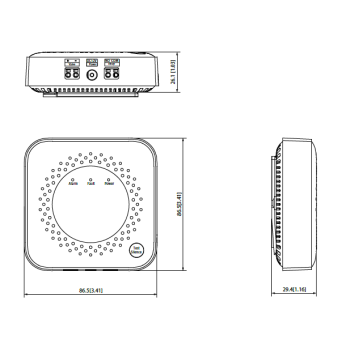 Detektor gazu LPG WISUALARM by Dahua HY-GB40A (propan-butan)