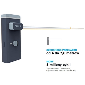 Szlaban CAME GARD GT8 - zestaw do 8 metrów