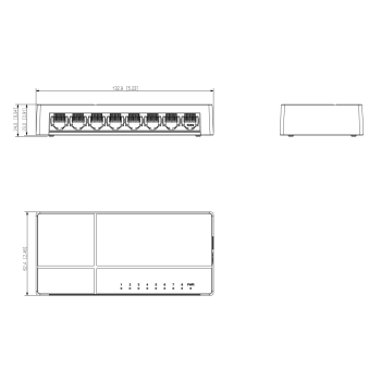 SWITCH DAHUA PFS3008-8GT-L-V2