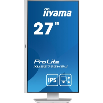 Monitor LED IIYAMA XUB2792HSU-W5 27 cali Pivot Ultra Slim Biały
