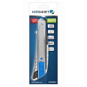 Hoegert HT4C637 Nożyk z ostrzem łamanym 18 mm ALU max 60 kg