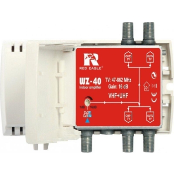 Wzmacniacz DVB-T/T2 WZ-40 RED EAGLE
