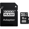 KARTA PAMIĘCI microSD GOODRAM UHS1 CL10 16GB + ADAPTER 100MB