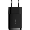 ŁADOWARKA SIECIOWA Baseus Compact Charger CCXJ010201 10.5W 2x USB-A CZARNA