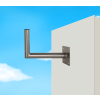 UCHWYT ŚCIENNY KĄTOWY AL USL-48/400AL CORAB