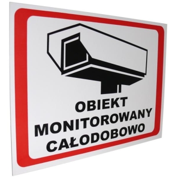 TABLICA OBIEKT MONITOROWANY 6586