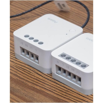 AQARA Przekaźnik podpuszkowy T1 SSM-U02 Homekit wersja EU (bez przewodu neutralnego)