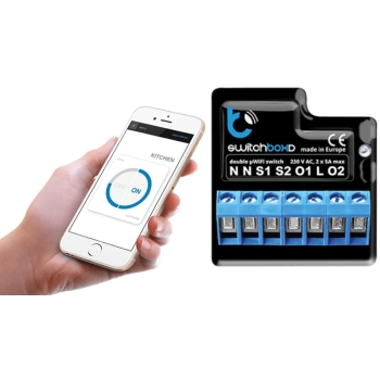 BLEBOX switchboxD - PODWÓJNY WYŁACZNIK 230V