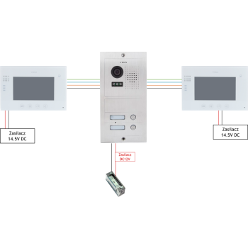 Wideodomofon VIDOS 2 x M670W/S602