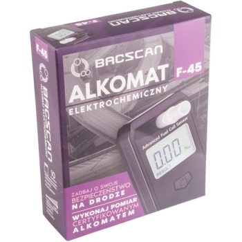 Alkomat BACscan F-45 - 10 lat gwarancji, 24mc darmowej kalibracji