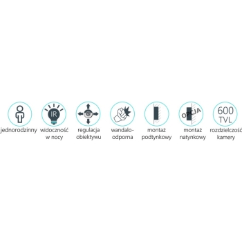 Panel bramowy zewnętrzny Vidos S601