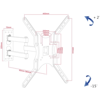 UCHWYT DO TV LED/LCD 19-56