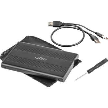 OBUDOWA DYSKU ZEWNĘTRZNA UGO MARAPI S120 SATA 2.5cala USB 2.0 CZARNA