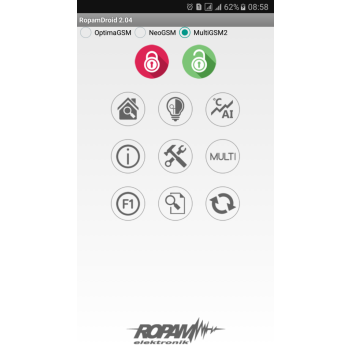 ROPAM MODUŁ POWIADAMIANA I STEROWANIA GSM MULTIGSM-D4M 2