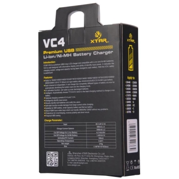 Ładowarka do akumulatorów cylindrycznych Li-ion / Ni-MH AA / AAA / 18650 Xtar VC4