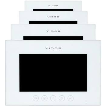 WIDEODOMOFON VIDOS X 4xM11W-X/S11-4