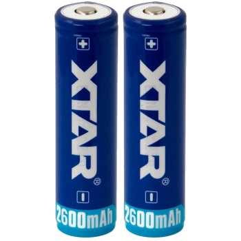 Akumulator 18650 Li-Ion 3,7V Xtar 2600mAh (1 szt.) z zabezpieczeniem