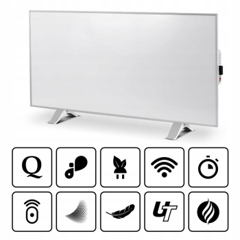 Panel grzewczy IR CRONOS Synthelith PRO CRP-770TWP Grey