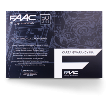 Zestaw Alfa Long - FAAC 414 do 10m bram dwuskrzydłowych